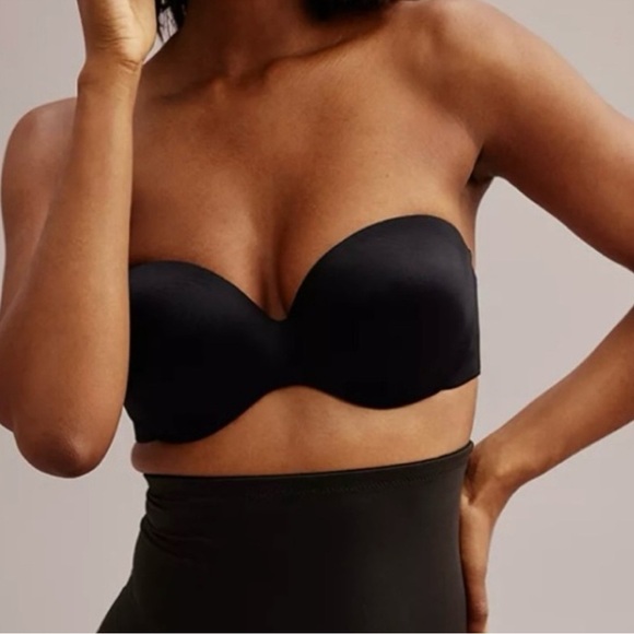 Maidenform Bra Black Strapless No Slip Full Coverage 42C NEW NWT Padded - Picture 1 of 7